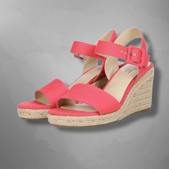 Life Stride espadrille wedge sandal 9 new - Picture 1 of 8